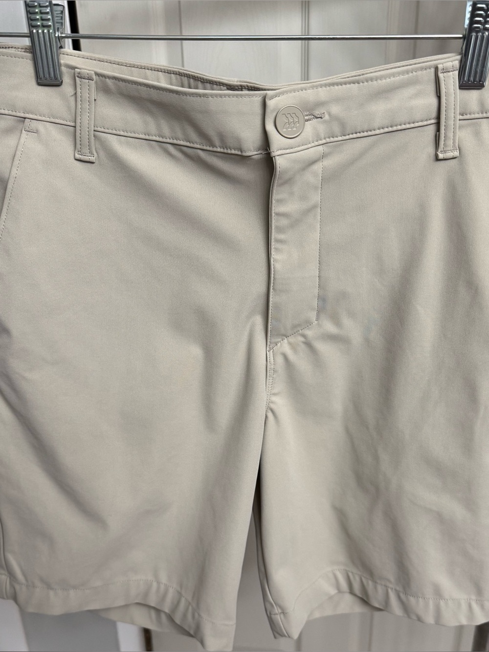 all in motion tan shorts